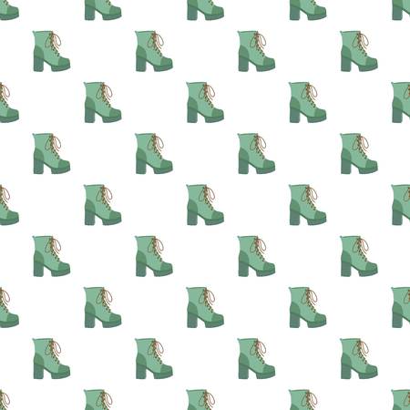 Hight woman boot pattern seamless repeat background for any web designのイラスト素材