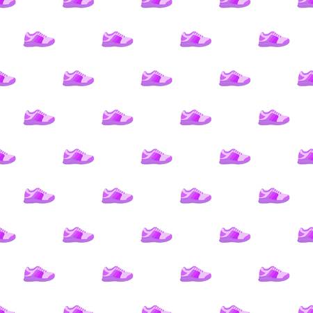 Pink sport shoe pattern seamless repeat background for any web designのイラスト素材