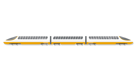 High speed train icon. Cartoon of high speed train vector icon for web design isolated on white backgroundのイラスト素材