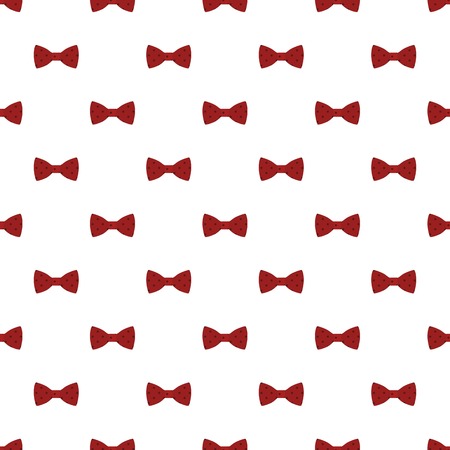 Red dotted bow tie pattern seamless repeat background for any web designの写真素材