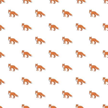 Cute fox pattern seamless repeat background for any web designの写真素材