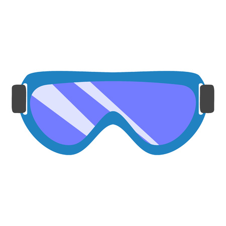 Chemical glasses icon. Flat illustration of chemical glasses icon for web designの写真素材