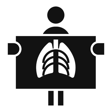 Man at renghen icon. Simple illustration of man at renghen icon for web design isolated on white backgroundの写真素材