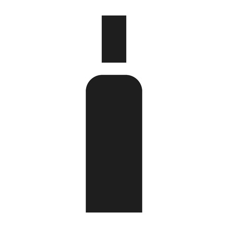 High density bottle icon. Simple illustration of high density bottle icon for web design isolated on white backgroundの写真素材