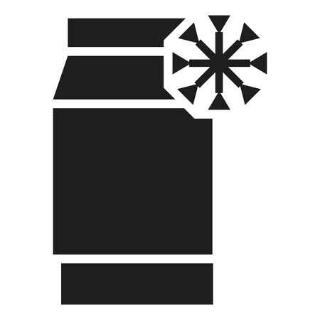 Freeze pack icon. Simple illustration of freeze pack icon for web design isolated on white backgroundの写真素材