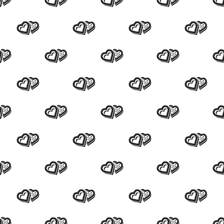 Heart candy box pattern seamless repeat background for any web designのイラスト素材