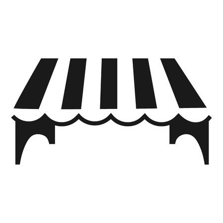 Overhang icon. Simple illustration of overhang vector icon for web design isolated on white backgroundのイラスト素材