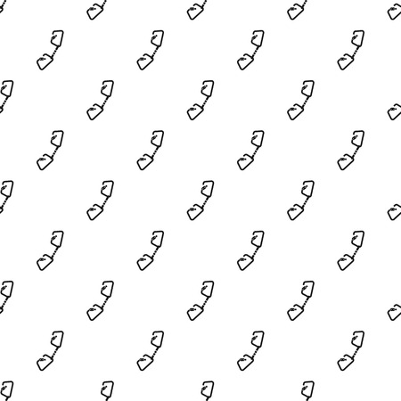 Double climb carabine pattern seamless vector repeat for any web designのイラスト素材