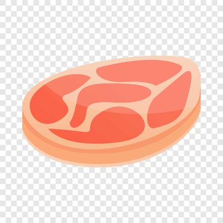 Protein meat steak icon. Cartoon of protein meat steak vector icon for web designのイラスト素材