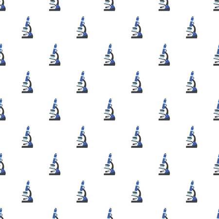 Microscope pattern seamless vector repeat for any web designのイラスト素材