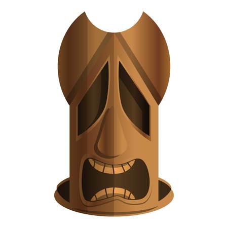 Ethnic idol icon. Cartoon of ethnic idol vector icon for web design isolated on white backgroundのイラスト素材