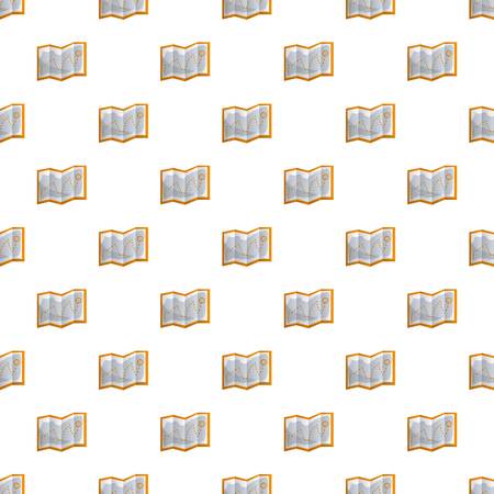 Hiking map pattern seamless vector repeat for any web designのイラスト素材