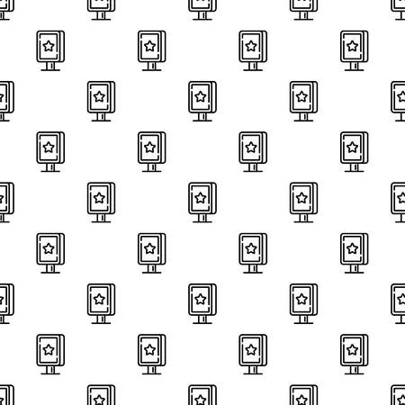 Street light box pattern seamless vector repeat for any web designのイラスト素材