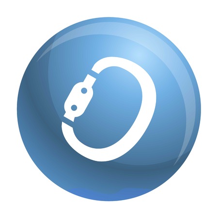 Climb protection tool icon. Simple illustration of climb protection tool vector icon for web design isolated on white backgroundのイラスト素材
