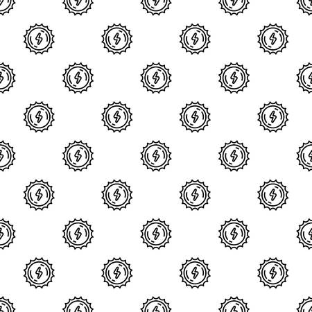 Sun energy pattern seamless vector repeat for any web designのイラスト素材