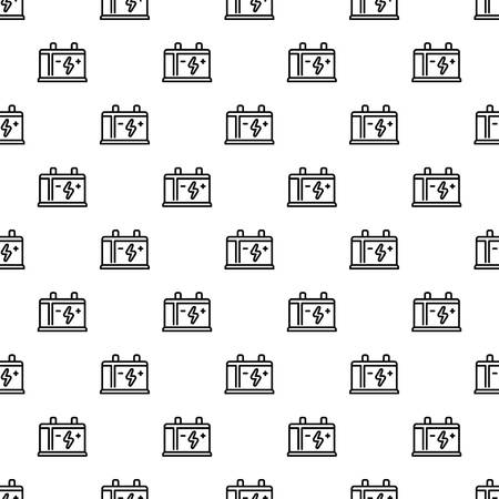 Car battery pattern seamless vector repeat for any web designのイラスト素材