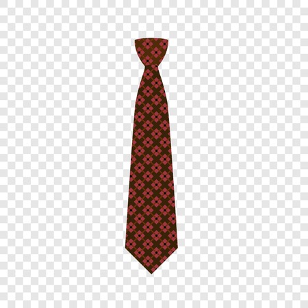 Elegant tie icon. Flat illustration of elegant tie vector icon for web designのイラスト素材