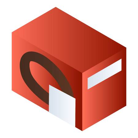 NAME icon. Isometric of NAME vector icon for web design isolated on white backgroundのイラスト素材
