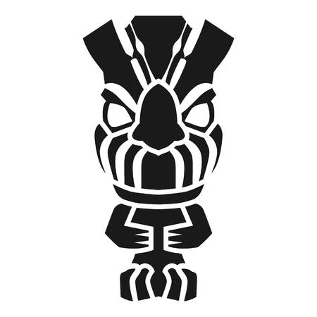 Maya idol icon. Simple illustration of maya idol vector icon for web design isolated on white backgroundのイラスト素材