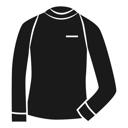 Thermal sweater icon. Simple illustration of thermal sweater vector icon for web design isolated on white backgroundのイラスト素材