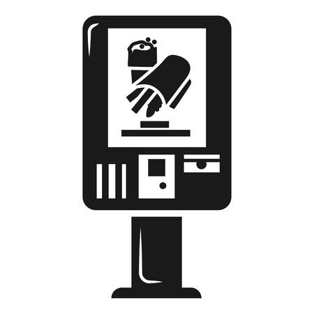 Street info banner icon. Simple illustration of street info banner vector icon for web design isolated on white backgroundのイラスト素材