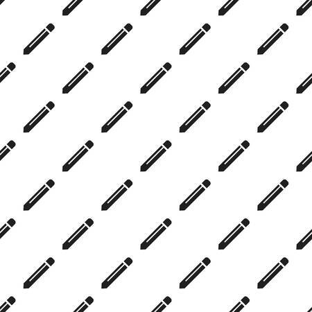 Pencil pattern seamless vector repeat for any web designのイラスト素材