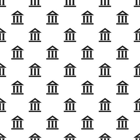 Bank building pattern seamless vector repeat for any web designのイラスト素材