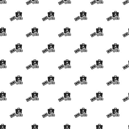 Money pattern seamless vector repeat for any web designのイラスト素材