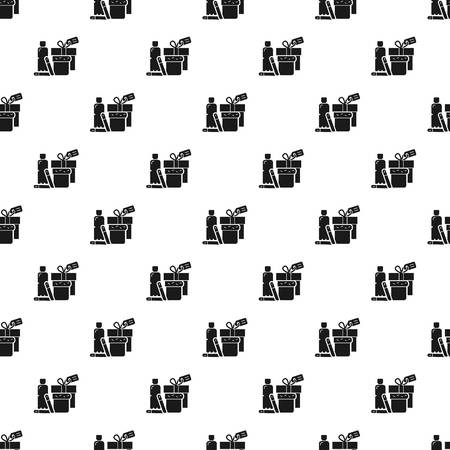 Homeless food help pattern seamless vector repeat for any web designのイラスト素材