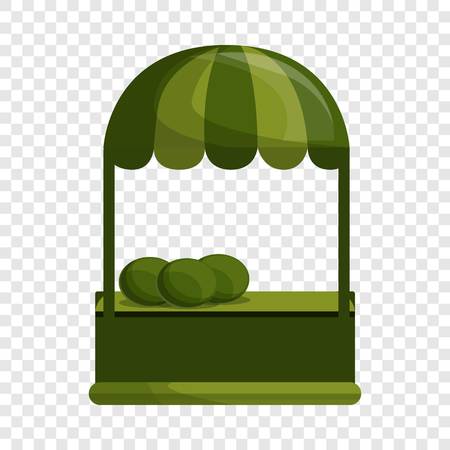 Watermelon kiosk icon. Cartoon of watermelon kiosk vector icon for web design for web designのイラスト素材
