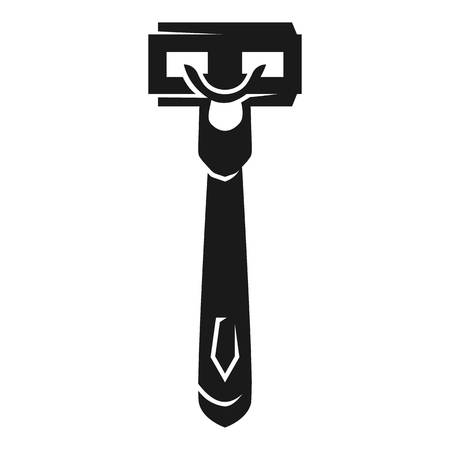 Shaver icon. Simple illustration of shaver vector icon for web design isolated on white backgroundのイラスト素材