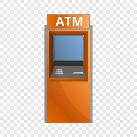 Street atm icon. Cartoon of street atm vector icon for web design for web designのイラスト素材