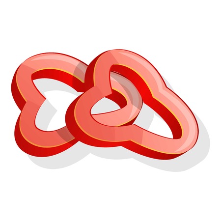 Sliced paprika icon. Cartoon of sliced paprika vector icon for web design isolated on white backgroundのイラスト素材