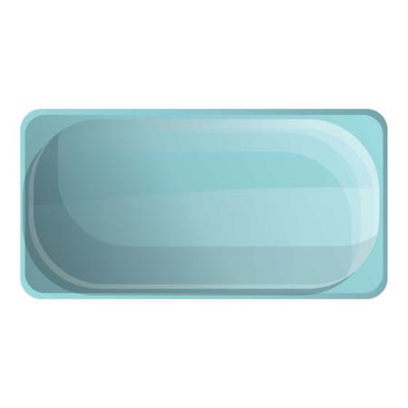 Pool mattress icon. Cartoon of pool mattress vector icon for web design isolated on white backgroundのイラスト素材