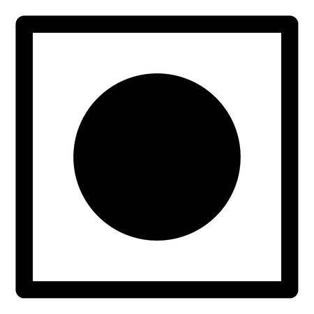 Tumble dry no heat icon. Outline tumble dry no heat vector icon for web design isolated on white backgroundのイラスト素材