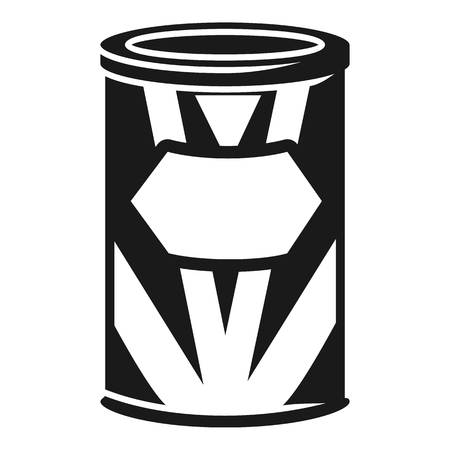 Condensed milk icon. Simple illustration of condensed milk vector icon for web design isolated on white backgroundのイラスト素材