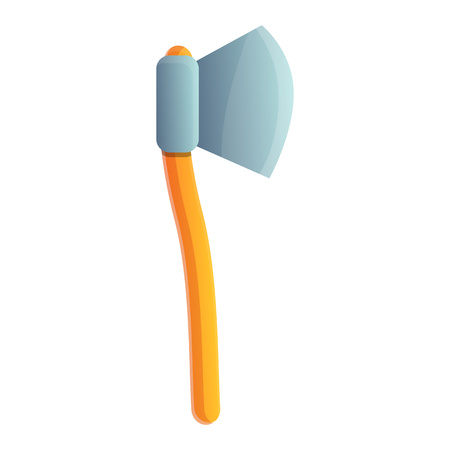 Farm axe icon. Cartoon of farm axe vector icon for web design isolated on white backgroundのイラスト素材