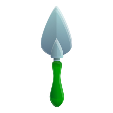 Garden trowel icon. Cartoon of garden trowel vector icon for web design isolated on white backgroundのイラスト素材