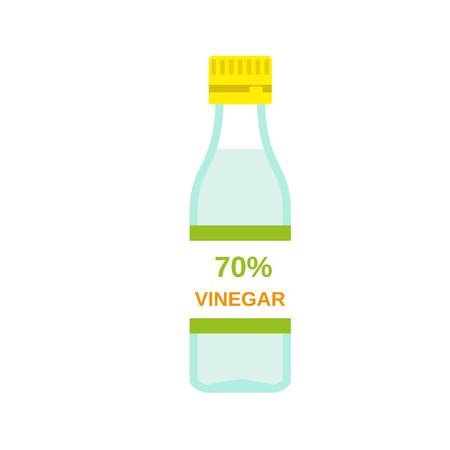 70 percent vinegar icon. Flat illustration of 70 percent vinegar vector icon for web designのイラスト素材