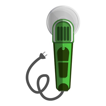 Electric angle grinder icon. Cartoon of electric angle grinder vector icon for web design isolated on white backgroundのイラスト素材