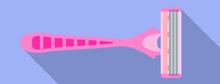 Woman blade razor icon. Flat illustration of woman blade razor vector icon for web designのイラスト素材