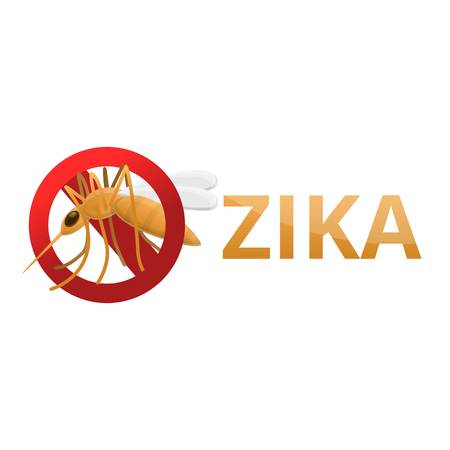 Zika icon. Cartoon of zika vector icon for web design isolated on white backgroundのイラスト素材