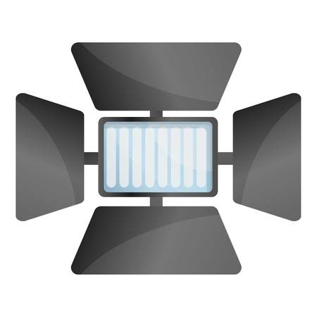 Studio light icon. Cartoon of studio light vector icon for web design isolated on white backgroundのイラスト素材