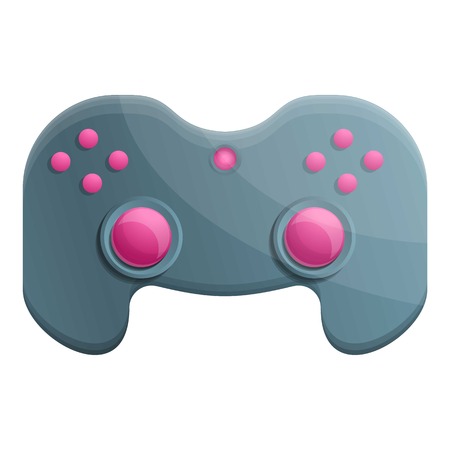 Video game joystick icon. Cartoon of video game joystick vector icon for web design isolated on...