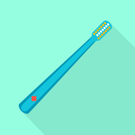 Medical toothbrush icon. Flat illustration of medical toothbrush icon for web designの写真素材