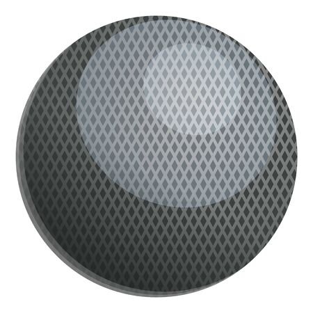 Croquet ball icon. Cartoon of croquet ball vector icon for web design isolated on white backgroundのイラスト素材