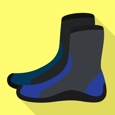 Rafting socks icon. Flat illustration of rafting socks icon for web designの写真素材