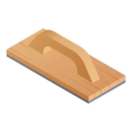 Wood construction tool icon. Isometric of wood construction tool vector icon for web design isolated on white backgroundのイラスト素材