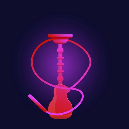 Small hookah icon. Cartoon of small hookah icon for web design isolated on white backgroundの写真素材