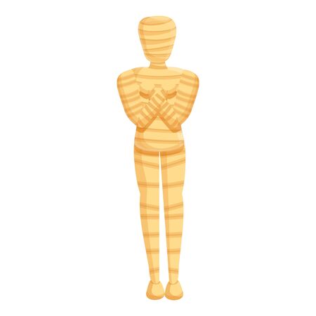Monument mummy icon. Cartoon of monument mummy vector icon for web design isolated on white backgroundのイラスト素材